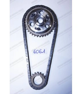 Timing with adjustable sprocket 1600cc - (x2) sprockets + (x1) chain (Superior quality) - 1