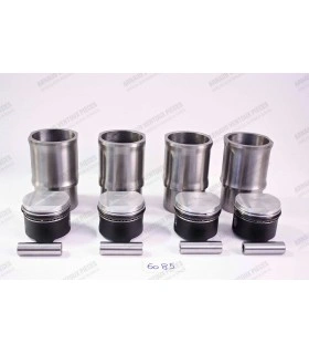 Set of 4 liners and 4 pistons with segments and pins (complete) - Ø 79mm (1647cc) - 1