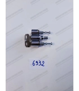 Set of 2 door barrels and a rear bonnet push button - 1