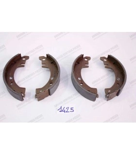 Set of front or rear brake shoes (for 2 wheels) - 4CV - 1