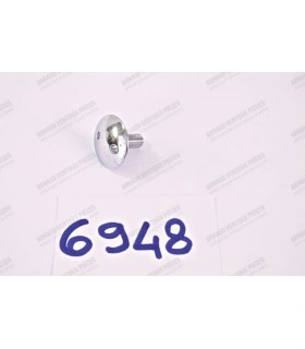 chrome rear quarter hinge screw - ref 0608137100 - 1