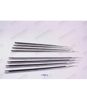 Kit of 8 polished stainless steel rear scoop strips - ref 6000001336 to 6000001343 - 1