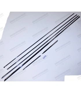 Kit of 6 polished stainless steel door and fender side strips - A108 / A110 (1st model) - 1