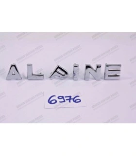 Detached letters "Alpine" in metal on the front face - 1