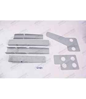 set of 6 front chassis repair plates - 1