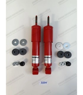 Pair of front shock absorbers - Koni adjustable "road" - Simca 1000 / 1200S / R1/ R2/ R3 - 1