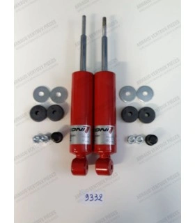 Pair of rear shock absorbers (eye / rod) - Koni adjustable "road" - Simca 1000 / 1200S / R1/ R2/ R3 - 1