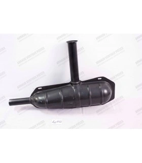 Exhaust silencer - R8 Major (1130) / R8.S / Floride S / Caravelle - ref 0821579300 - 1