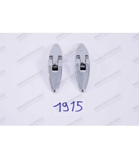 Set of chrome hinges - 4CV (front or rear bonnet) and A110 (rear bonnet) - 1