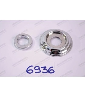 Set of 2 chrome handle cups - 1