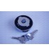 Fuel tank cap 1/4 turns with keys (chrome steel) - 2