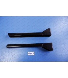 Pair of right and left lower engine tie rods: Rear cross member / engine block - 1600cc - ref 7700500066 + 7700500067 - 1