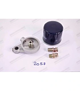 Oil filter holder with filter - 1