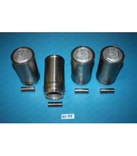 Set of 4 pistons and 4 liners Ø 55.8mm with segments and pins (Ø 16x45x10mm) - 782cc engine (Type 839-06) - 1