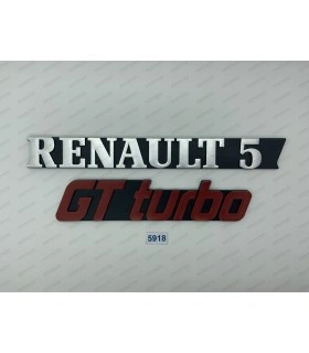 tailgate monogram for Super 5 GT Turbo (the set) - 1