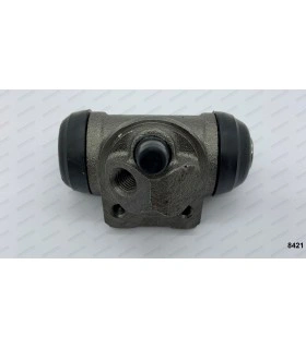 Left rear wheel cylinder - Ø 22mm (oblique exit) - R12 / R15 / R17 - ref 7701365376 - 1