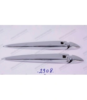 Pair of long chrome hinges - 1