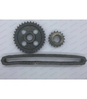 Double timing kit with chain and x2 sprockets (crankshaft and camshaft) - 1