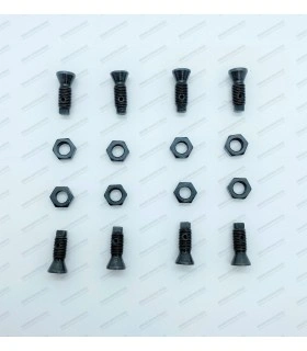 Kit of 8 rocker arm adjustment screws + nuts - 1300cc - 1