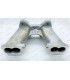 Aluminum pipe for 1 Weber 40 DCOE / DCOM carb - R8 / R10 / R12 / V85 - 3