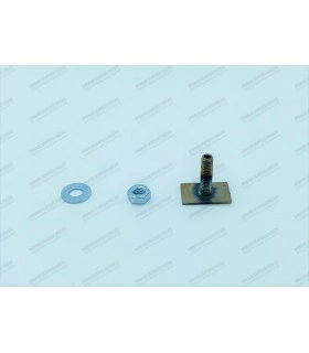 Stainless steel fender strip clip with washer and nut - 1