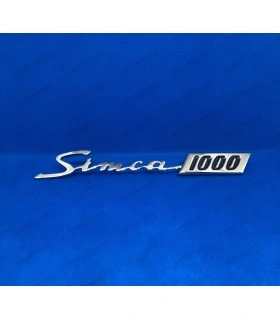 Chrome monogram "Simca 1000" - 1