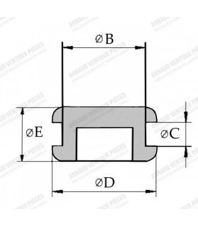 Obturateur - B20 x C2 x D25 x E10 - 3