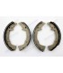 Front brake shoe set 228.6x42