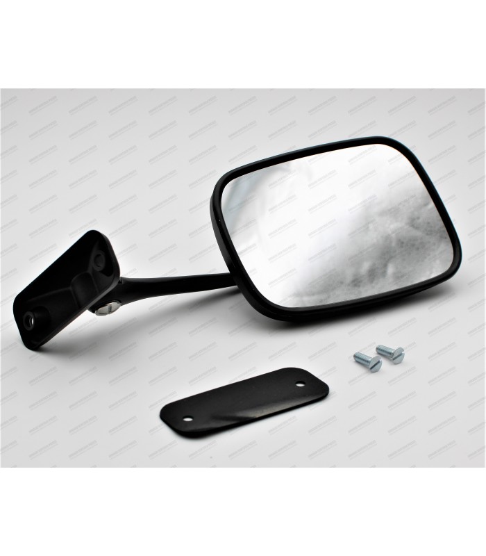 Original exterior mirror - Right or Left in satin black plastic "Cipa" - 4L Fourgonnette