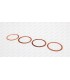 Kit of 4 liner base copper seals - Ø 60mm thickness 1mm - 1