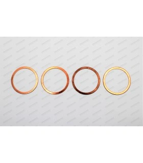 Kit of 4 liner base copper seals - Ø 60mm thickness 1mm - 2