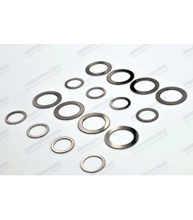 Kit de 16 rondelles sous ressort de soupape (Moteur 1400cc) - Réf 7703053261 (8 pièces) et Réf 7703053158 (8 pièces) - 1