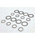 Kit of 16 valve spring washers (1600cc engine) - Ref 0608420800 (8 pieces) and Ref 7700524534 (8 pieces) - 2