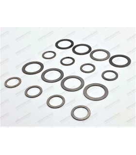 Kit de 16 rondelles sous ressort de soupape (Moteur 1600cc) - Réf 0608420800 (x8 pièces) et Réf 7700524534 (x8 pièces) - 2