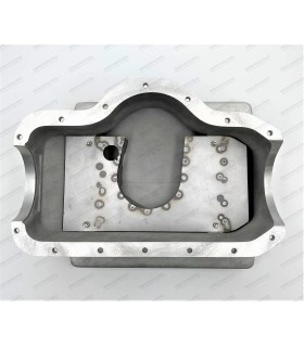 Aluminum engine oil sump - partitioned and large capacity (small bearing block) - ref 6000000001 - 3