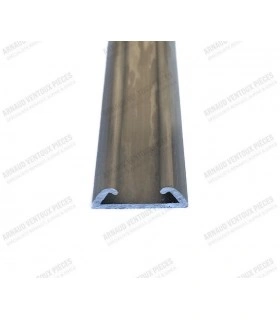 "Original" straight aluminum profile for door or quarter panel seal - ref 600000836 / 600000837 - 1