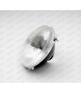 Domed headlight lens for mounting with original bulb socket - 2