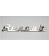 Sigle en italique "Renault" - Capot Arrière (Inox poli) - 2