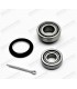 Kit of 2 spindle axle bearings Ø22mm with oil seal (Ø 22x47x20.75 + Ø 17x40x13.2)