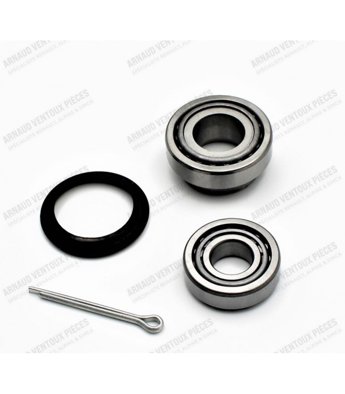 Kit of 2 spindle axle bearings Ø22mm with oil seal (Ø 22x47x20.75 + Ø 17x40x13.2)