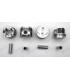 Piston set "repair dimension" Ø 77.1mm with rings and pins - R1 / R2 / R3 - 1