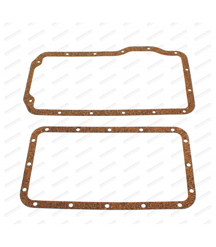 Kit of 2 seals between oil sump or sole plate and engine block - Simca 1000 / R1 / R2 / R3 / 1200S - ref 30197J - 1