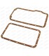 Kit of 2 seals between oil sump or sole plate and engine block - Simca 1000 / R1 / R2 / R3 / 1200S - ref 30197J - 2