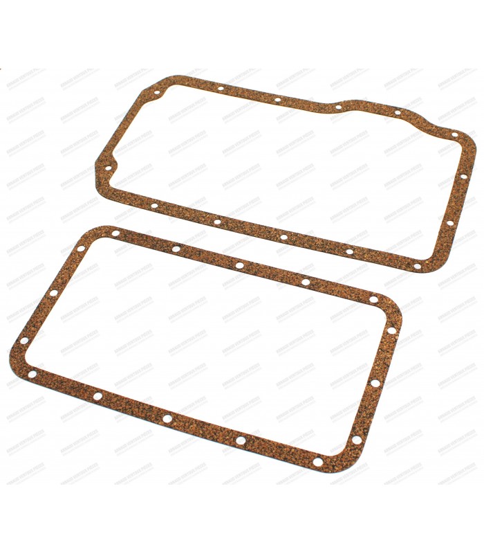 Kit of 2 seals between oil sump or sole plate and engine block - Simca 1000 / R1 / R2 / R3 / 1200S - ref 30197J - 2