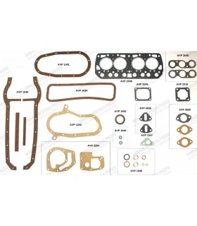 Complete gasket set (cylinder head gasket Ø58mm) - Gordini engine - 1