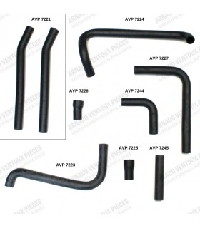 Kit of 9 rubber hoses from engine to radiator A310/6 - 1