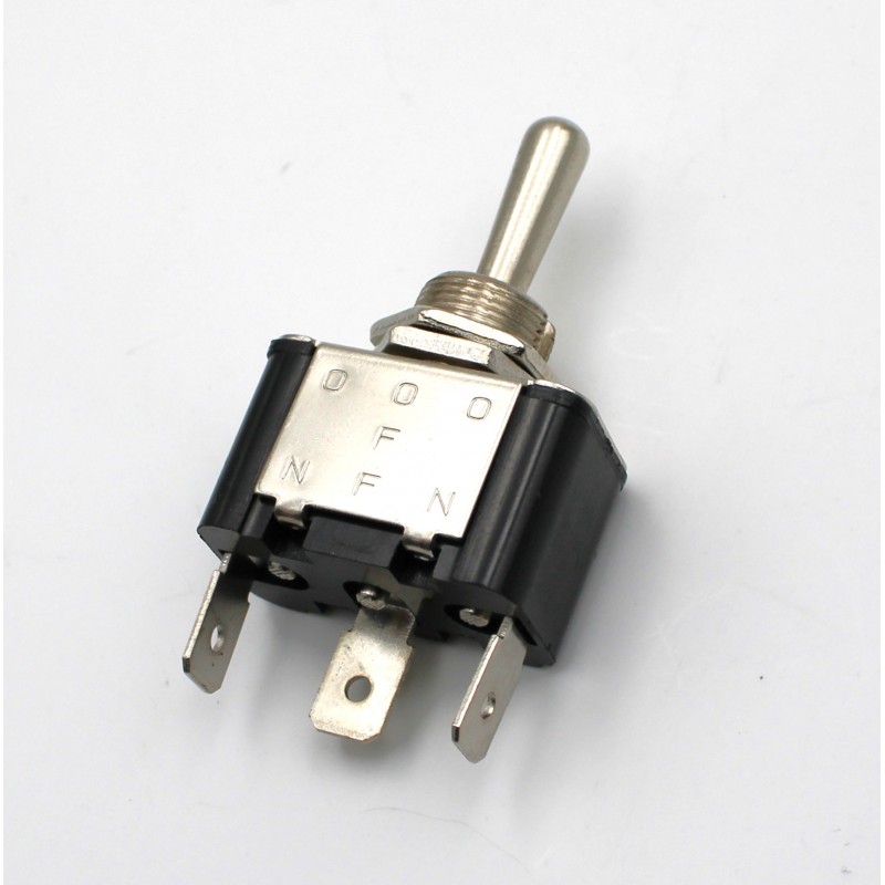 Mini interrupteur unipolaire levier métallique ON/OFF 10A 12V avec