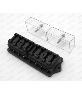 Standard fuse box with side terminals - 8 fuses - 1