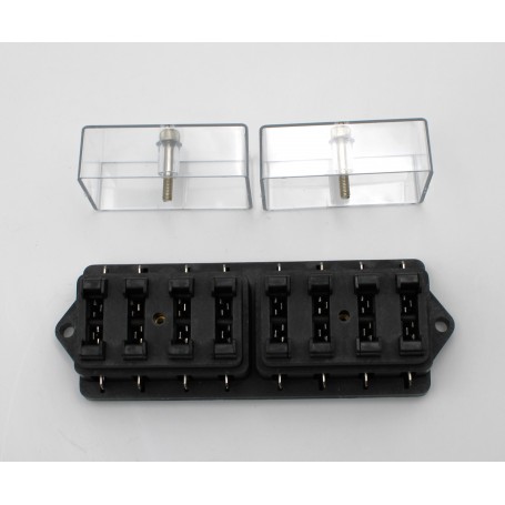 Boîte de 4 porte-fusibles standard TREM avec voyants LED