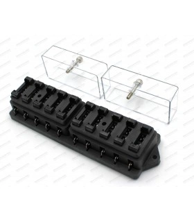 Standard fuse box with side terminals - 10 fuses - 1